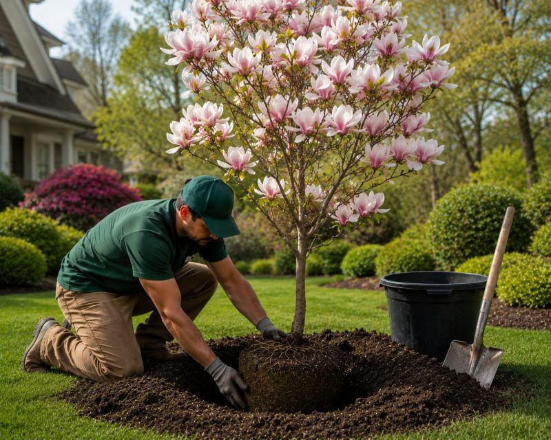 Japanese Maple Planting in Honolulu, HI