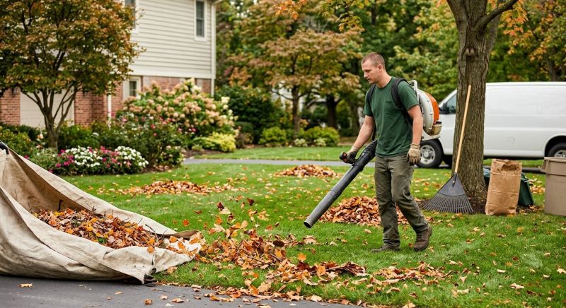 Lawn Debris Cleanup in Ventura County, CA